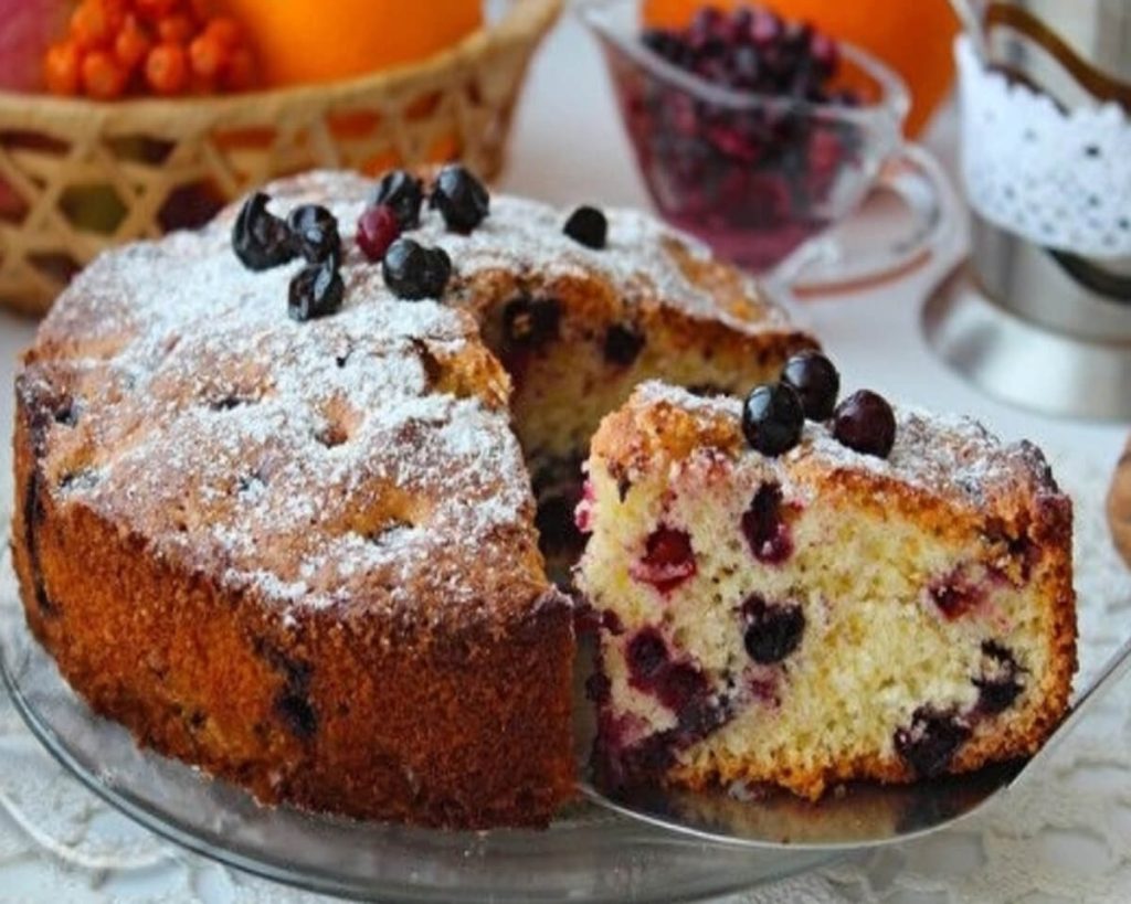 Gâteau à l'orange et pépites de chocolat